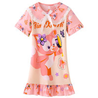 فستان نوم صيفي للفتيات الصغيرات الأميرة فستان صيفي للفتيات  متعدد الألوان