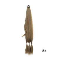 Peruca rabo de cavalo feminino wrap-around extensão de cabelo rabo de cavalo peruca sintética trança boxe rabo de cavalo  Estilo 1
