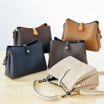 Retro Pattern Women's One Shoulder Handbag Fashion One Shoulder Large Capacity Bag