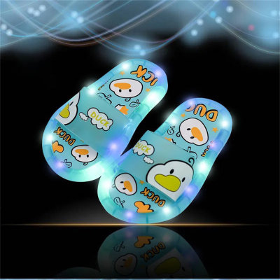 Children's bunny print light-up sandals