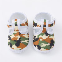 Baby Camouflage Soft-soled Fabric Sandals  Green