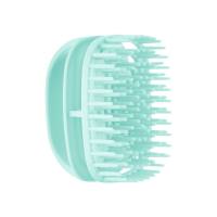 X11 Japanese-style silicone household shampoo brush, cleaning scalp massage brush, wet and dry handheld hair-grabbing shampoo comb  Green
