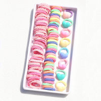 Children's colorful rubber band hairband set  Style 1