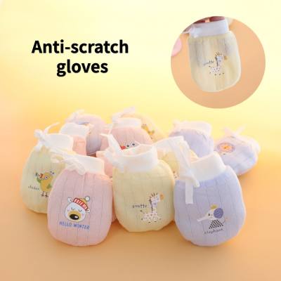 Baby physical anti-scratch face gloves baby gloves