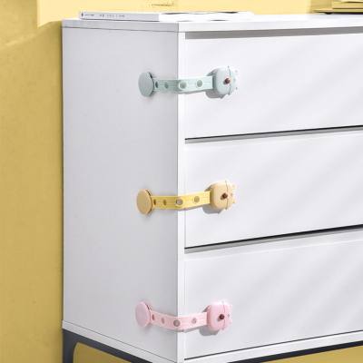 Baby protection lock anti-pinch drawer lock baby anti-collision safety lock refrigerator toilet lock child safety lock