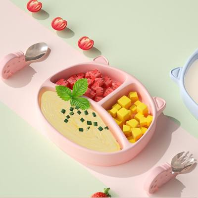 Baby meal plate, baby suction cup