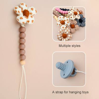 Baby Products Cartoon Cotton Flower Pacifier Clip