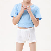 Boys disposable underwear pure cotton sterile travel boxer shorts free wash boxer briefs men's disposable underwear  White