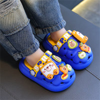 Zapatos con agujeros desmontables para muñecas de dibujos animados de colores para niños  Azul