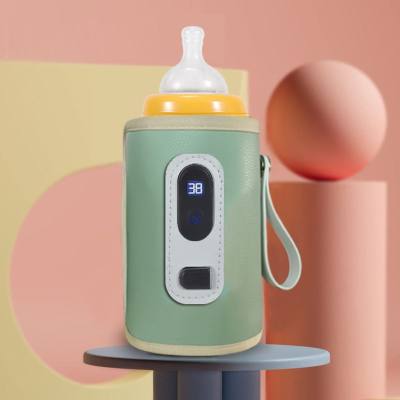 Calentador de biberones de leche portátil USB LED para bebé