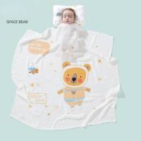 Säuglingsbambusfaser-A-Typ-Decke Badetuch Kaltdecke Cartoon Baby Frühling und Sommer Klimaanlage Decke Kinder Nickerchen Decke  Mehrfarbig