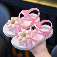Princess shoes little girls soft sole beach shoes non-slip  Pink