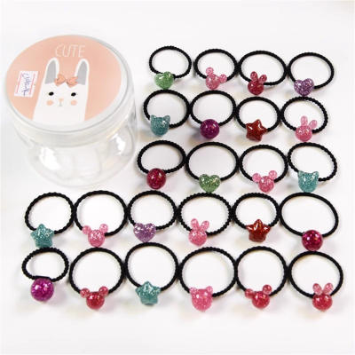 Children's 24-piece Mickey Mouse boxed hair tie