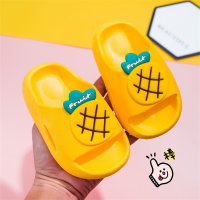 Sandalen für Kinder mit Fruchtmuster  Gelb