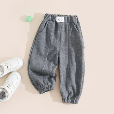 Toddler Boy Solid Color Thick Sweatpants