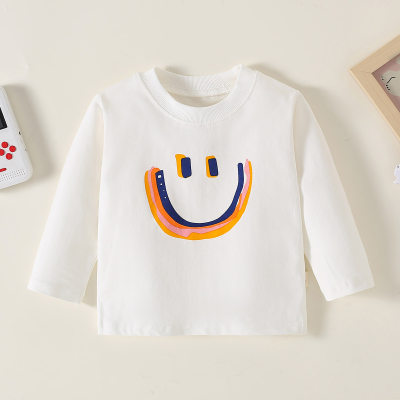 Toddler Pure Cotton Smiley Printed Sweatshirt