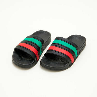 Classic striped slippers