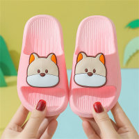 Children's cute puppy slippers  Pink