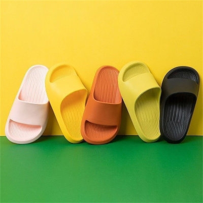 Children's solid color slippers