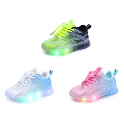 Toddler Glowing Gradient Color Sport Shoes