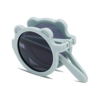 Lunettes de soleil à lunettes ours pliantes pour enfants  Bleu