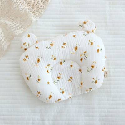 Almofada modeladora de cabeça anti-inclinação para bebê de gaze de algodão puro classe A