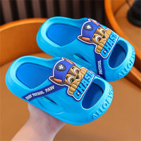 Children's dog pattern slippers  Blue