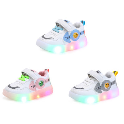 Toddler Glowing Color-block Shoes