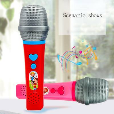 Dessin animé pour enfants amusant haut-parleur microphone jouet bébé chantant