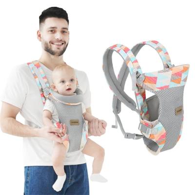 Pure Cotton Color-block Baby Carrier