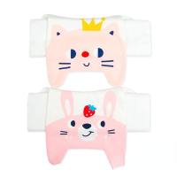 Lindo paquete de 2 toallas para el sudor con almohadilla trasera de algodón Taobao  Multicolor