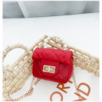 Prinzessin stilvolle koreanische kleine Chanel-Stil schöne Tasche Kettentasche  rot