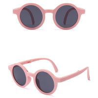 Óculos de sol dobráveis infantis  Rosa