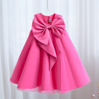 Amazon-ropa transfronteriza para niños, falda de princesa para niñas, venta al por mayor, novedad de 2023, vestido de novia, falda abullonada  Rosa roja