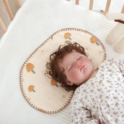 Oreiller en gaze de coton, oreiller de naissance, pièce de nuage, oreiller de mise en forme, oreiller plat pour bébé
