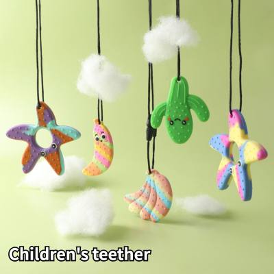 Children's fruit teether silicone baby chewing teether stick