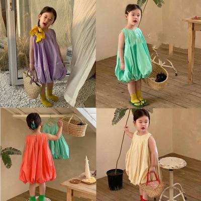 Filles jupe mignon bourgeon jupe robe 24 vêtements d'été nouveau commerce extérieur vêtements pour enfants livraison directe 3-8 ans