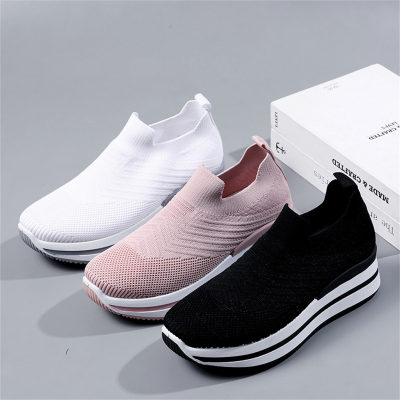 Sports shoes casual all-match breathable mesh women's shoes socks shoes