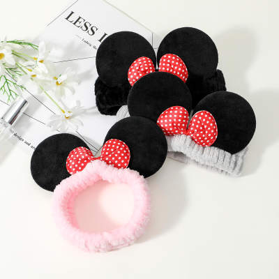 Three-dimensional Butterfly end Hairband Wash Face Makeup Mask Hairband