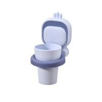 Alien children's toothbrush cup holder bathroom toothbrush cup holder wall-mounted punch-free wash rack  Multicolor