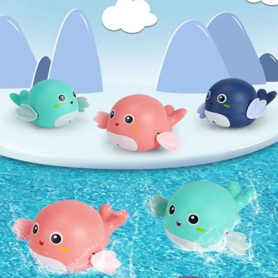 Baby bath toys children's bath wind-up spring baby bathroom swimming dolphin turtle whale