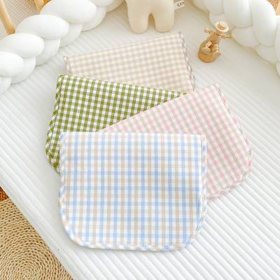 Baby cloud pillow newborn baby ramie flat pillow sweat-absorbent breathable anti-vomiting summer thin pillow towel