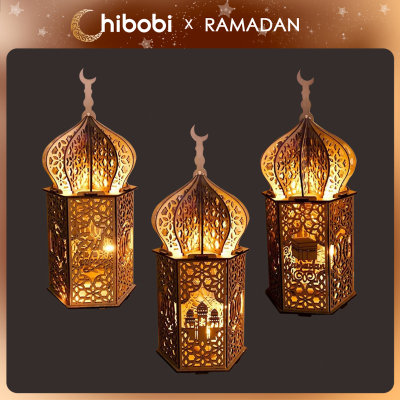 فوانيس رمضان خشبية للأعياد والزخرفة