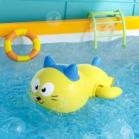 Children's water toys baby bath clockwork duck  Multicolor