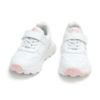 Toddler Girl Color-block Patchwork Velcro Sneakers  Pink