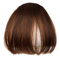 Chemical fiber wig with air bangs, thin fake bangs for women with sideburns, straight bangs wig  Style 4