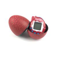 Máquina eletrônica para animais de estimação ovo rachado máquina de jogo de cultivo eletrônico brinquedo tumbler  Vermelho