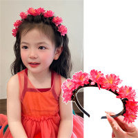 Children's imitation flower headband  Multicolor