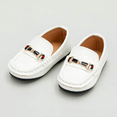 Toddler British style leather shoes