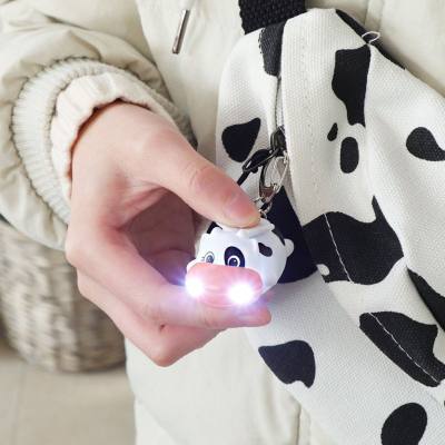 Papa Cow Creative Luminous Fun Pendant Keychain